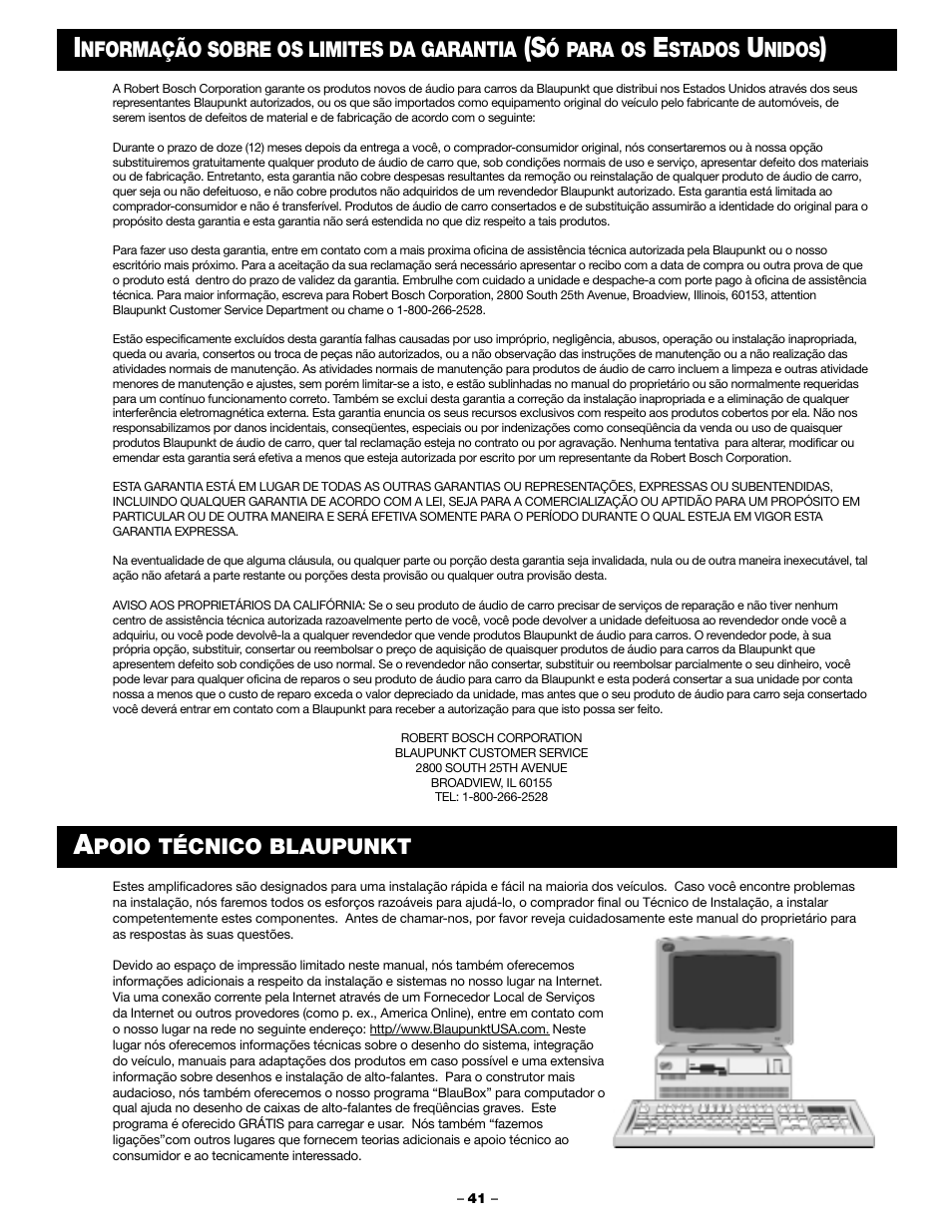 Blaupunkt PCA 250 User Manual | Page 43 / 44