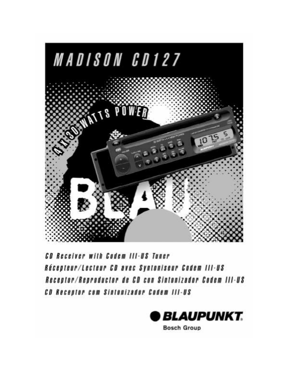 Blaupunkt miami CD127 User Manual | 17 pages
