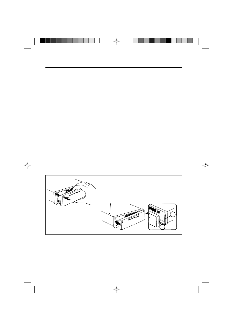 Detachable face (release panel) | Blaupunkt LIMA CR 47 User Manual | Page 4 / 17