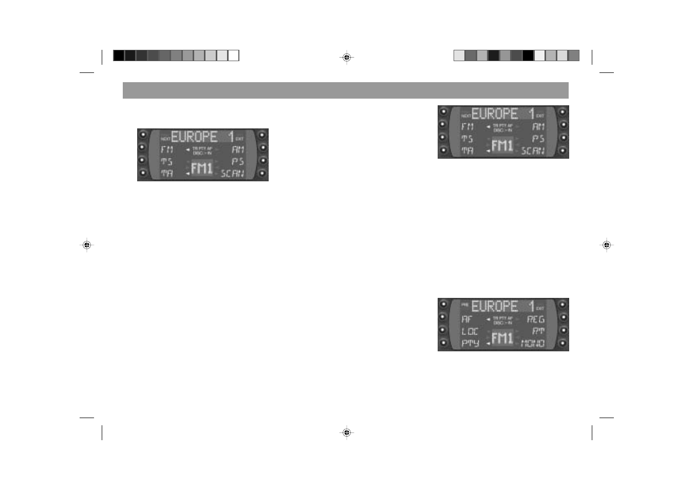 Quick reference | Blaupunkt SAN FRANCISCO RDM 169 User Manual | Page 7 / 45