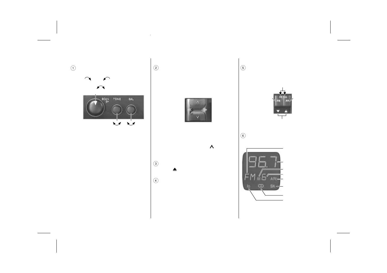 Short description | Blaupunkt AUGSBURG CR 24 User Manual | Page 4 / 13