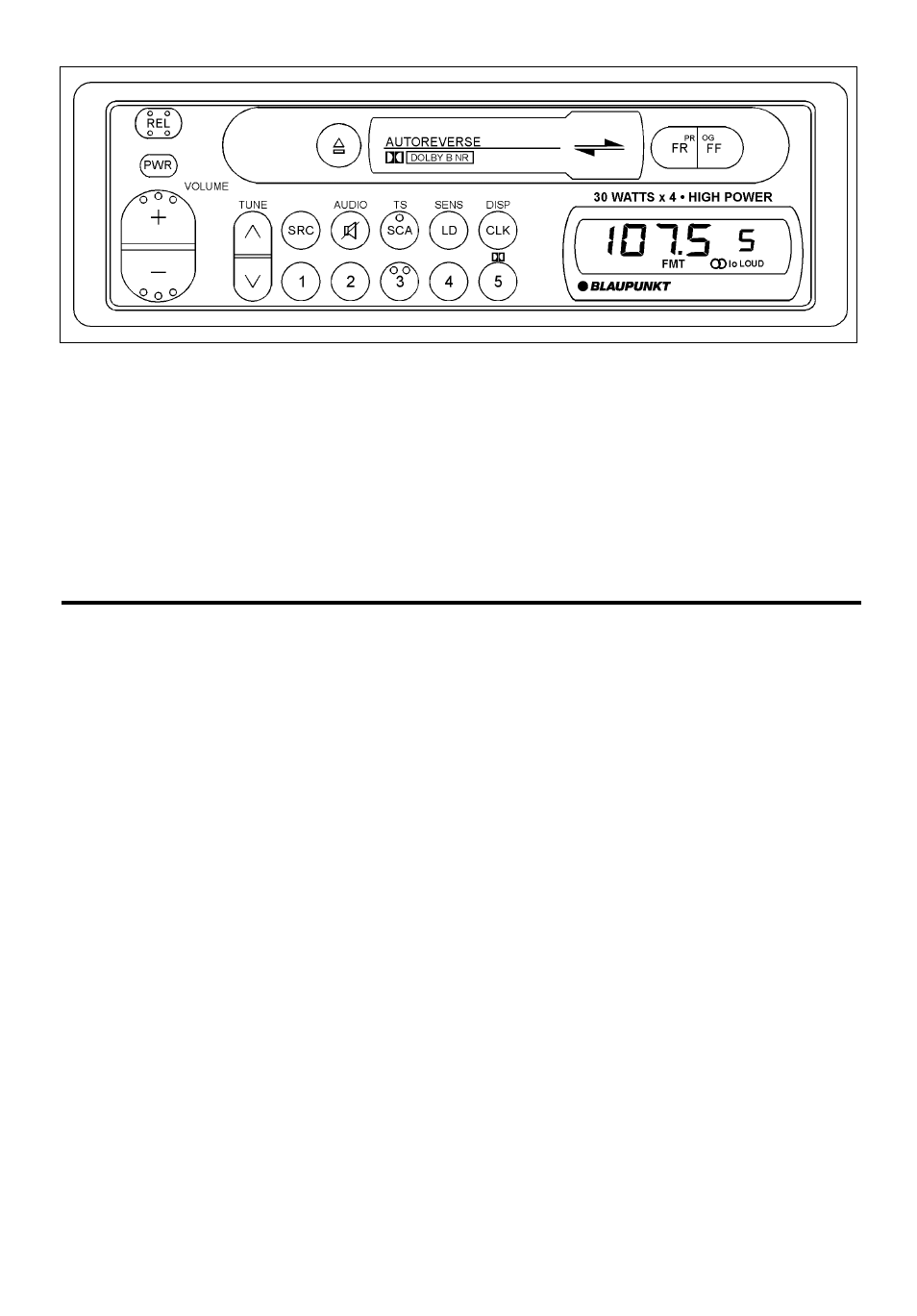 Radio operation | Blaupunkt CR127 User Manual | Page 14 / 17