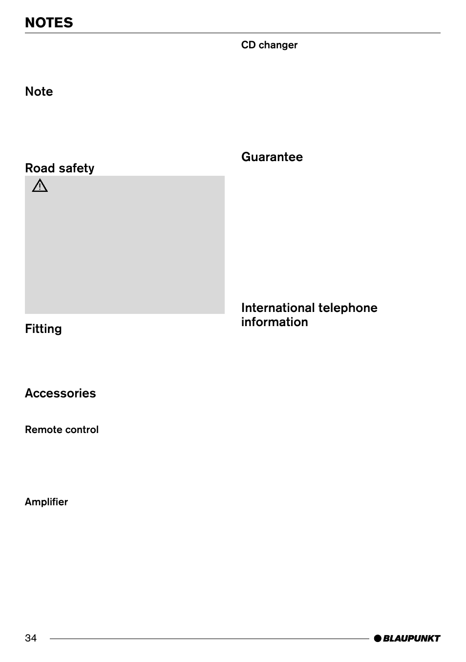 Blaupunkt Phoenix CD70 User Manual | Page 6 / 31