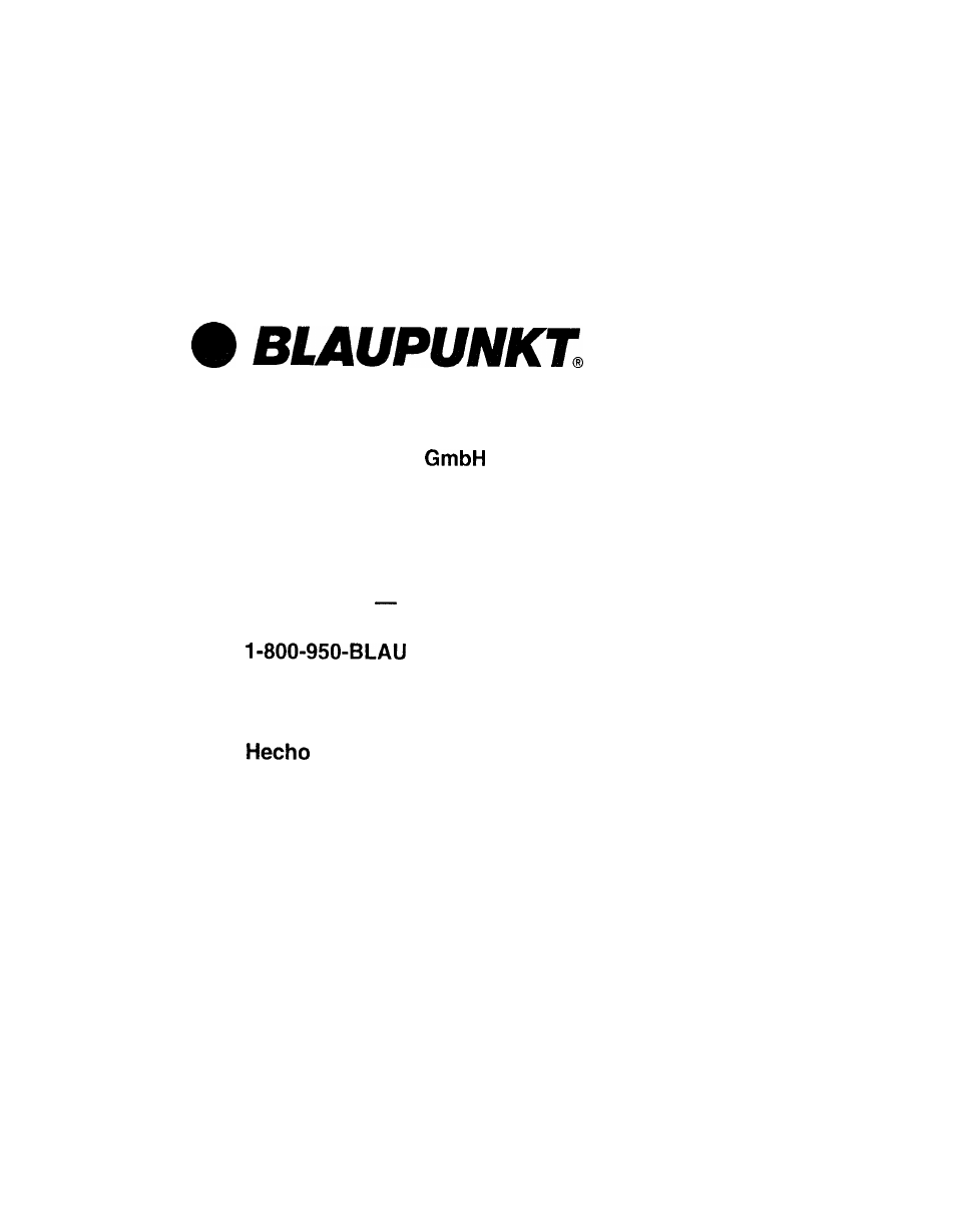 Blaupunkt CR148 User Manual | Page 17 / 17