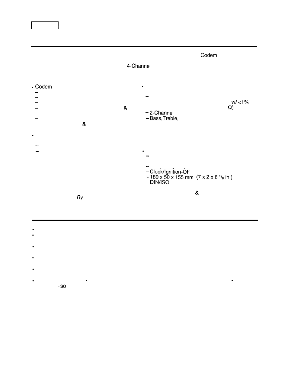 Features, Traffic safety and precautions | Blaupunkt CR148 User Manual | Page 4 / 17