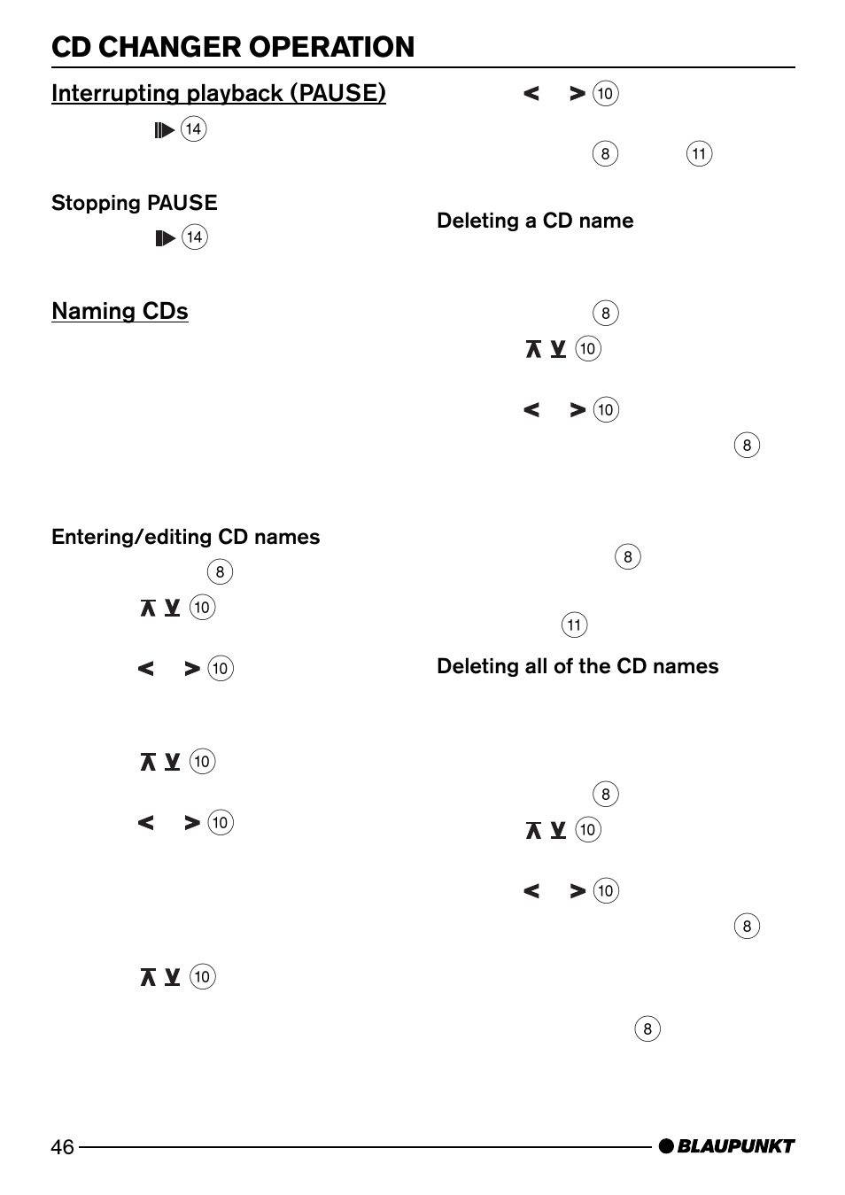Cd changer operation | Blaupunkt HEIDELBERG CD50 User Manual | Page 21 / 29