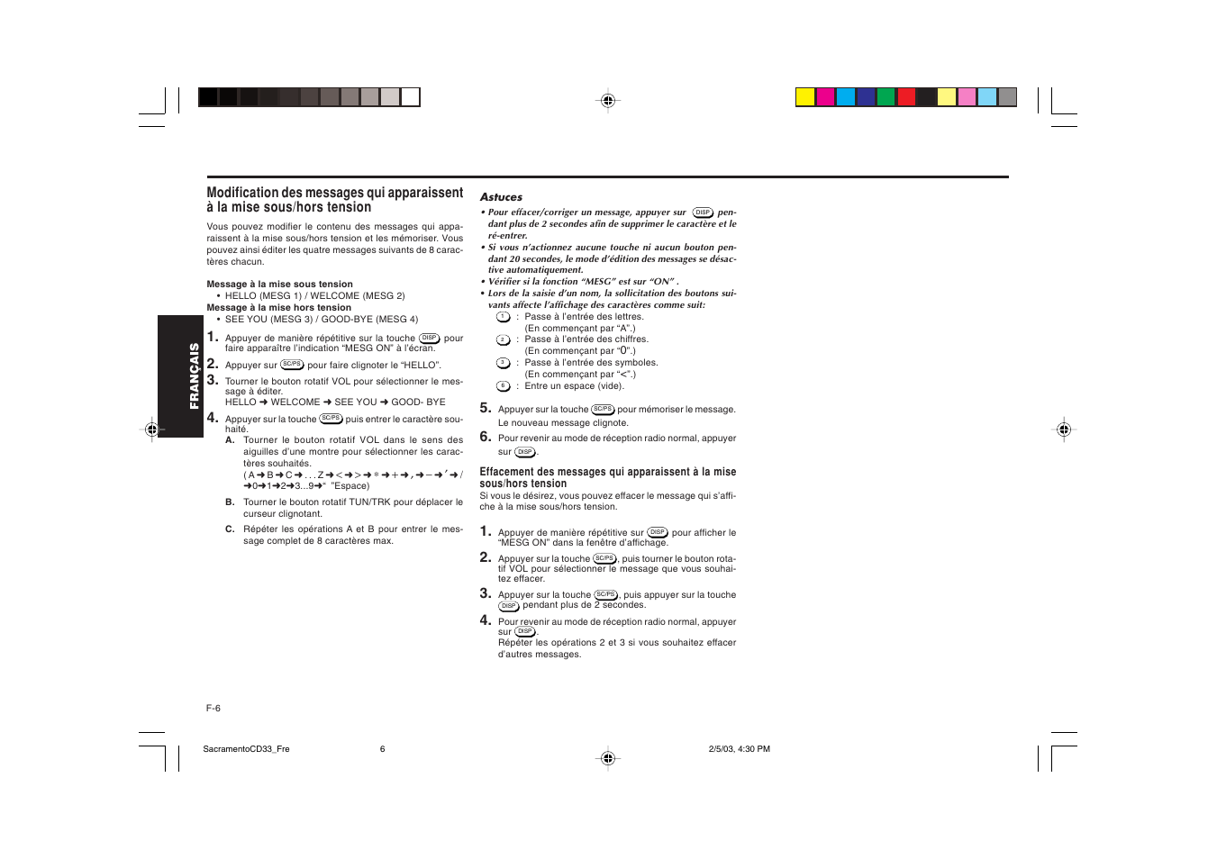 Blaupunkt Sacramento CD33 User Manual | Page 23 / 65