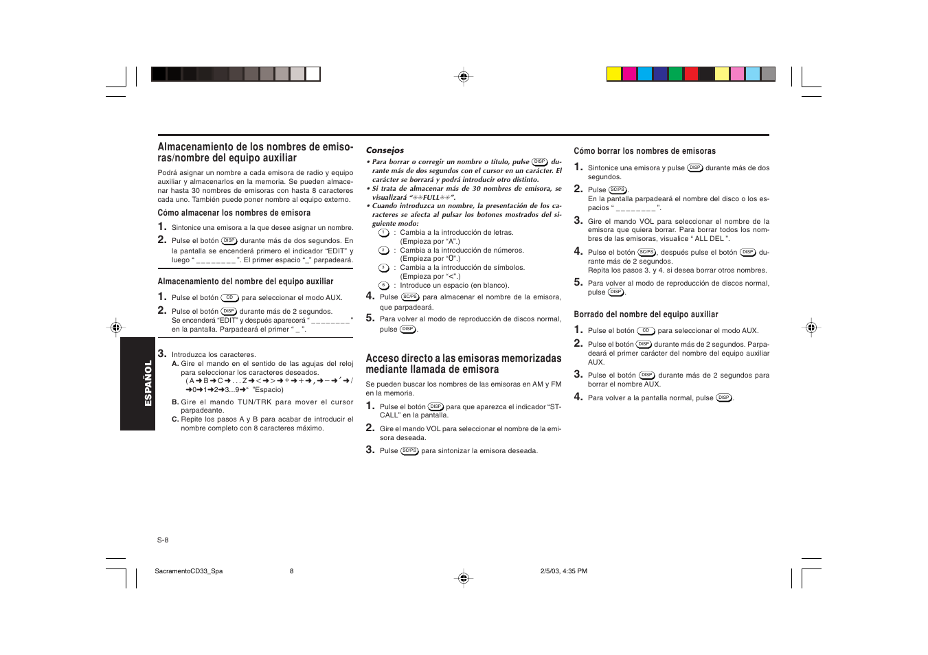 Blaupunkt Sacramento CD33 User Manual | Page 41 / 65