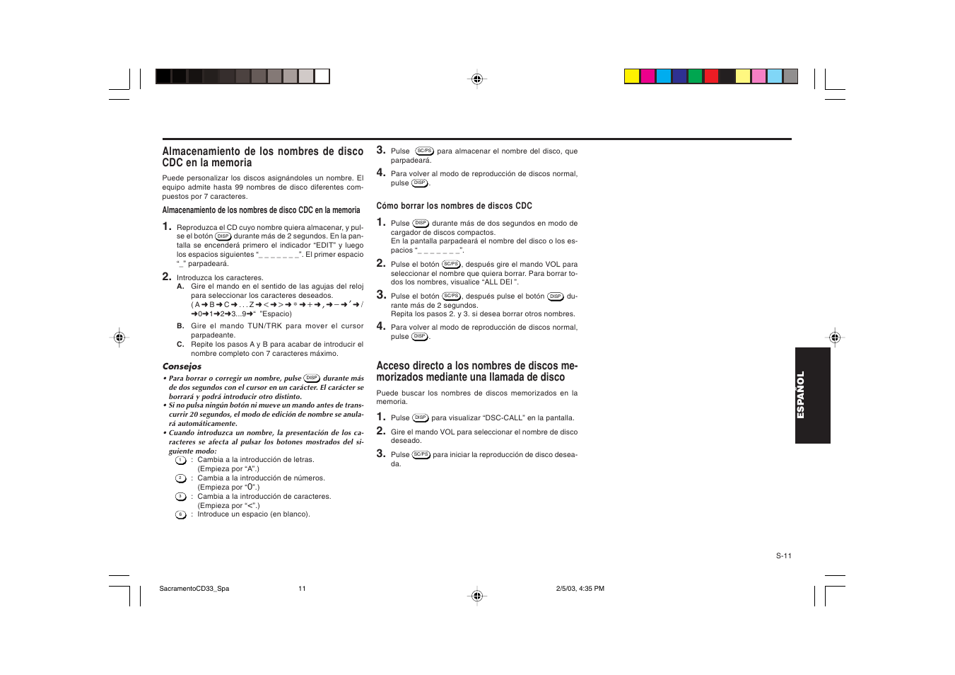 Blaupunkt Sacramento CD33 User Manual | Page 44 / 65