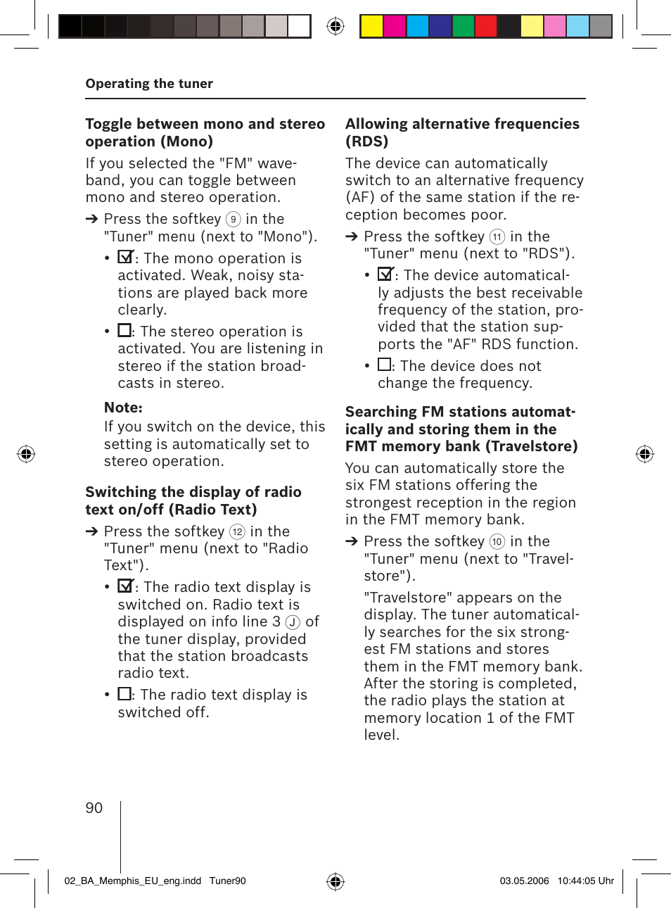 Blaupunkt MEMPHIS MP66 7 646 520 310 User Manual | Page 26 / 77