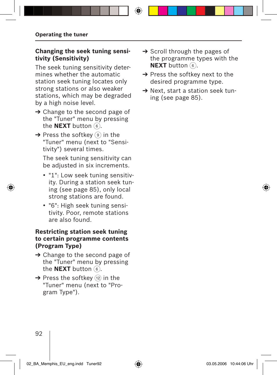 Blaupunkt MEMPHIS MP66 7 646 520 310 User Manual | Page 28 / 77