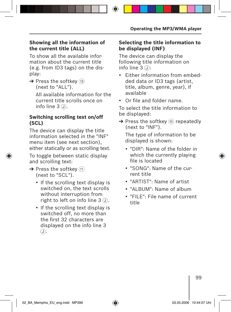 Blaupunkt MEMPHIS MP66 7 646 520 310 User Manual | Page 35 / 77