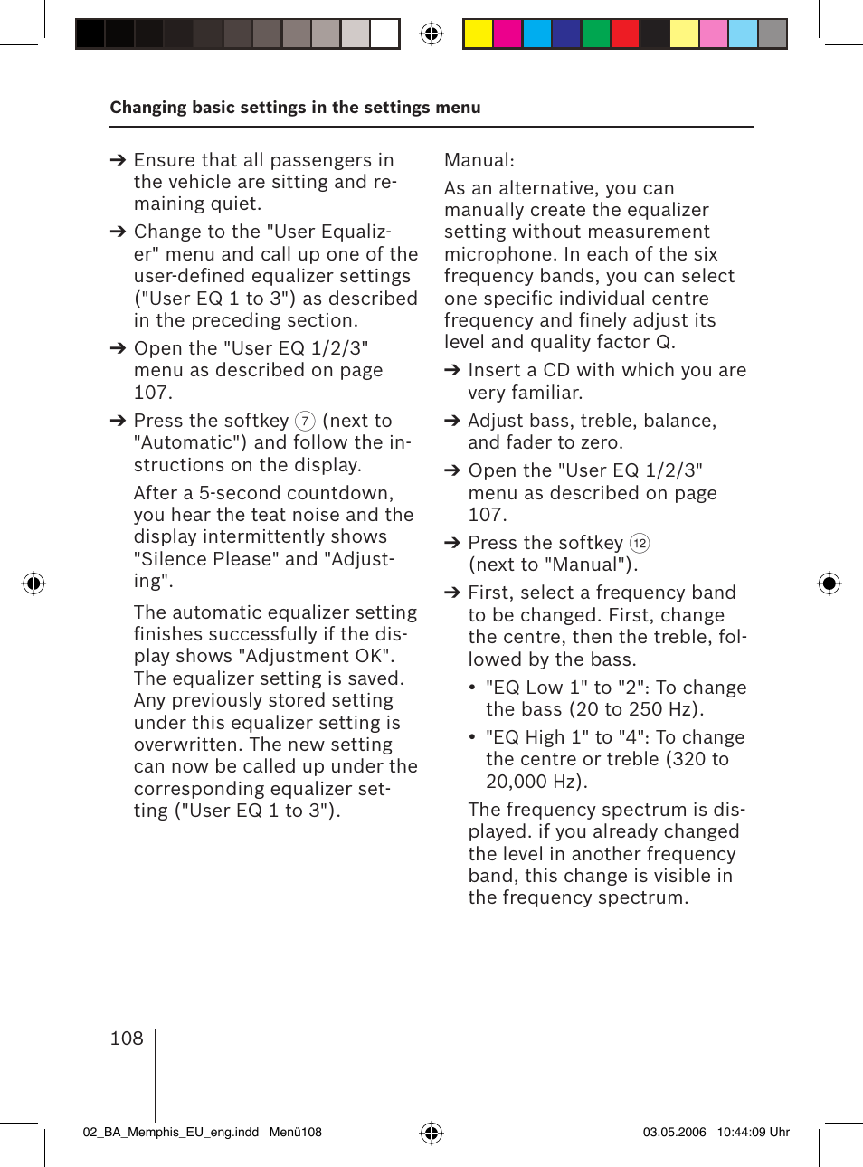 Blaupunkt MEMPHIS MP66 7 646 520 310 User Manual | Page 44 / 77