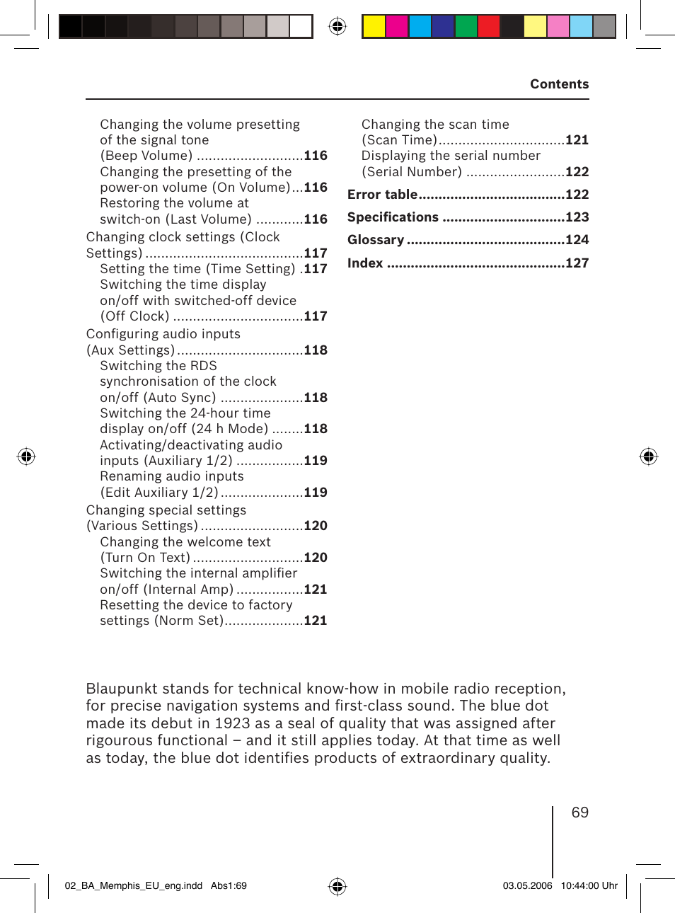 Blaupunkt MEMPHIS MP66 7 646 520 310 User Manual | Page 5 / 77