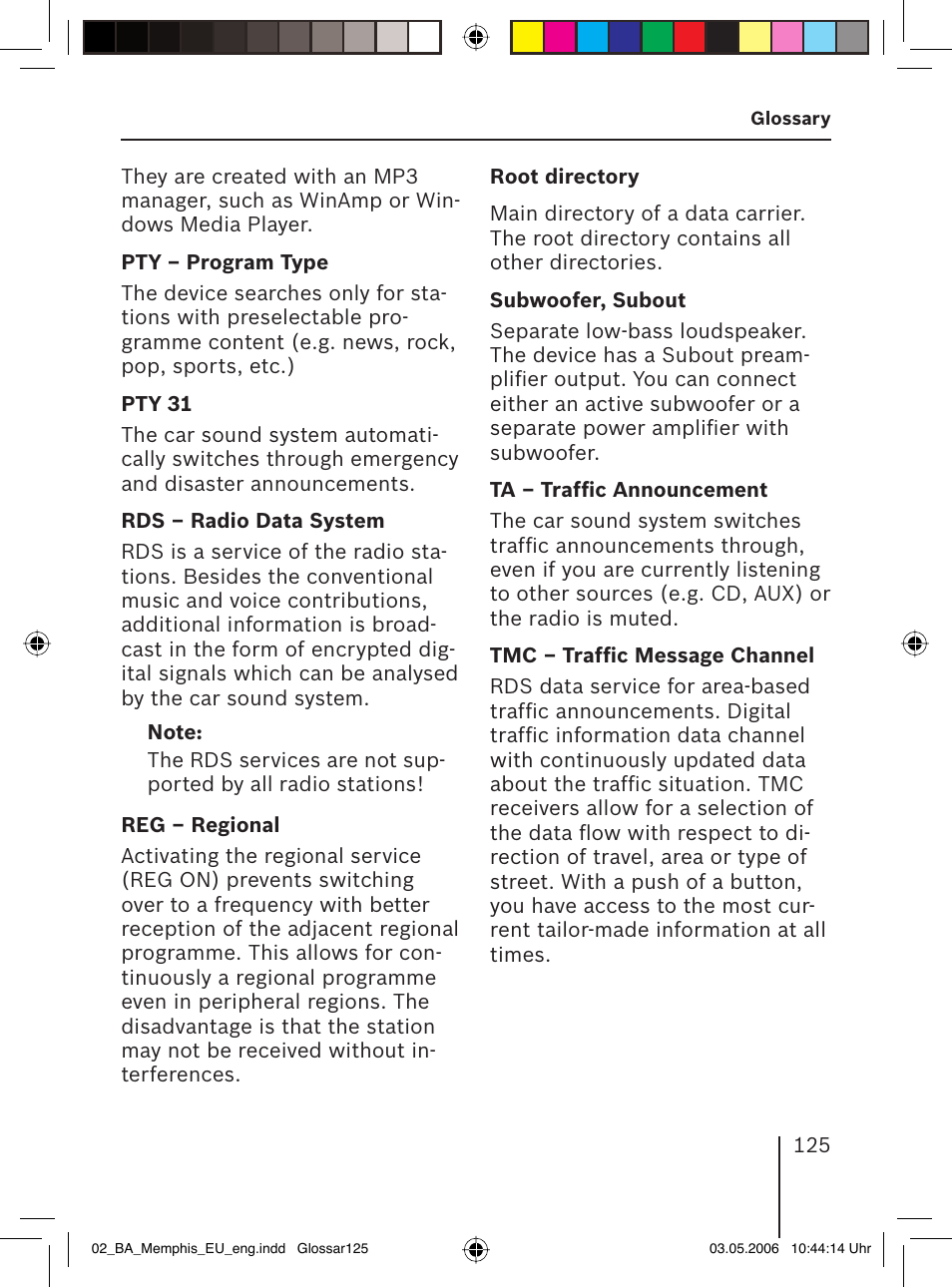 Blaupunkt MEMPHIS MP66 7 646 520 310 User Manual | Page 61 / 77