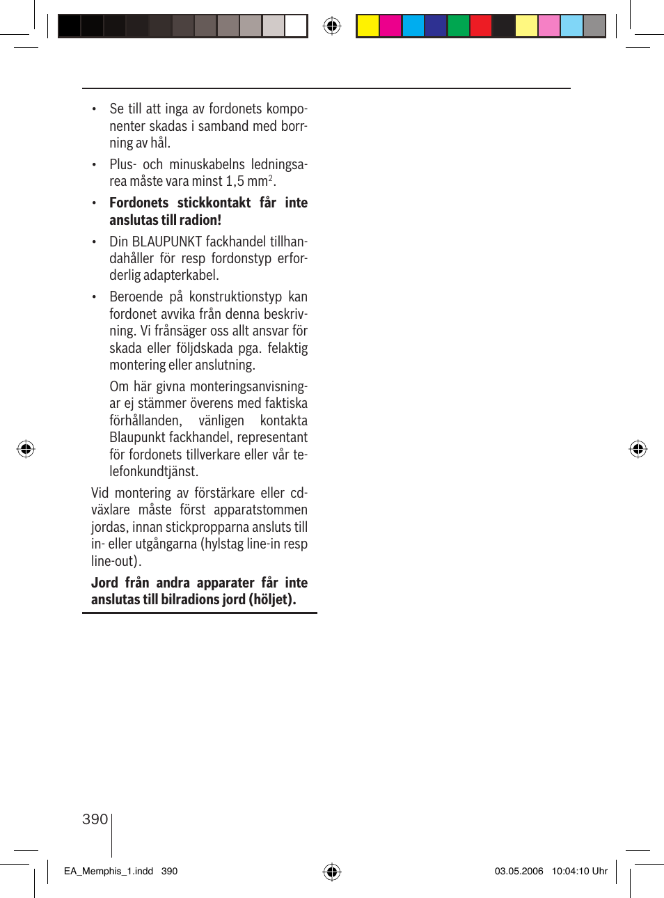 Blaupunkt MEMPHIS MP66 7 646 520 310 User Manual | Page 69 / 77