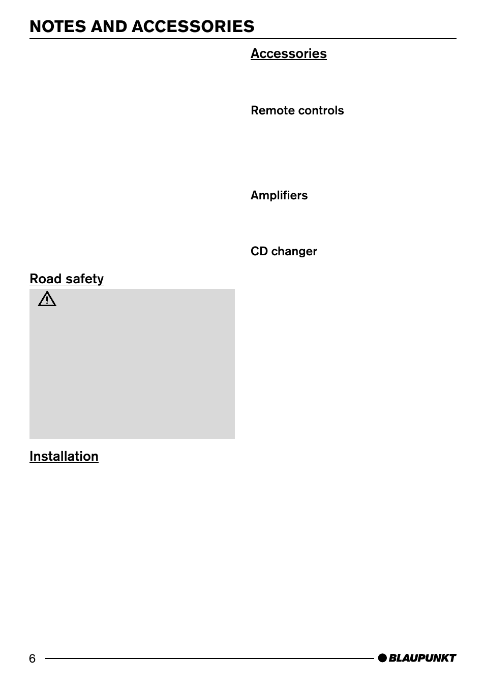 Blaupunkt HEIDELBERG CD51 User Manual | Page 6 / 27