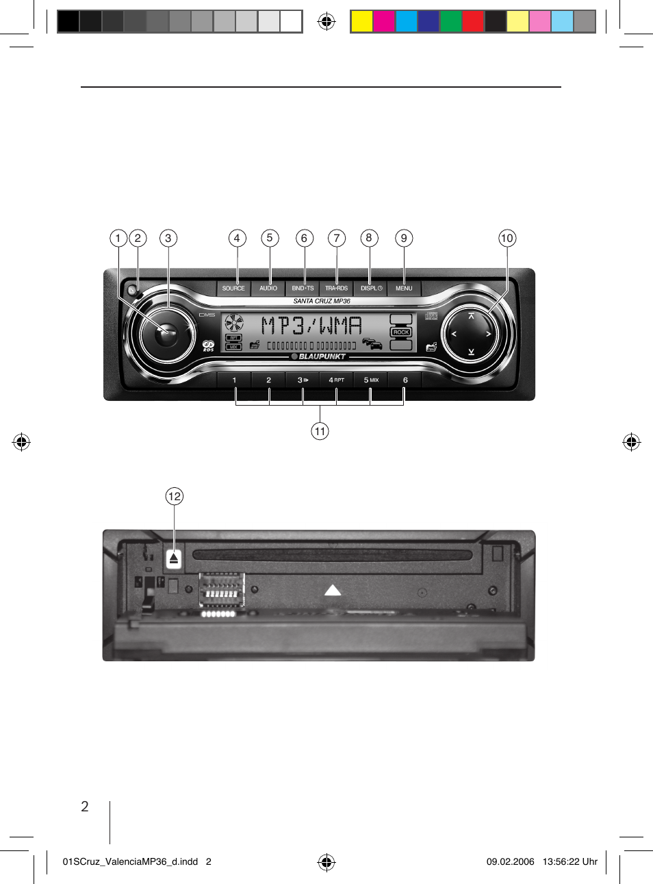 Blaupunkt SANTA CRUZ MP36 User Manual | Page 2 / 33