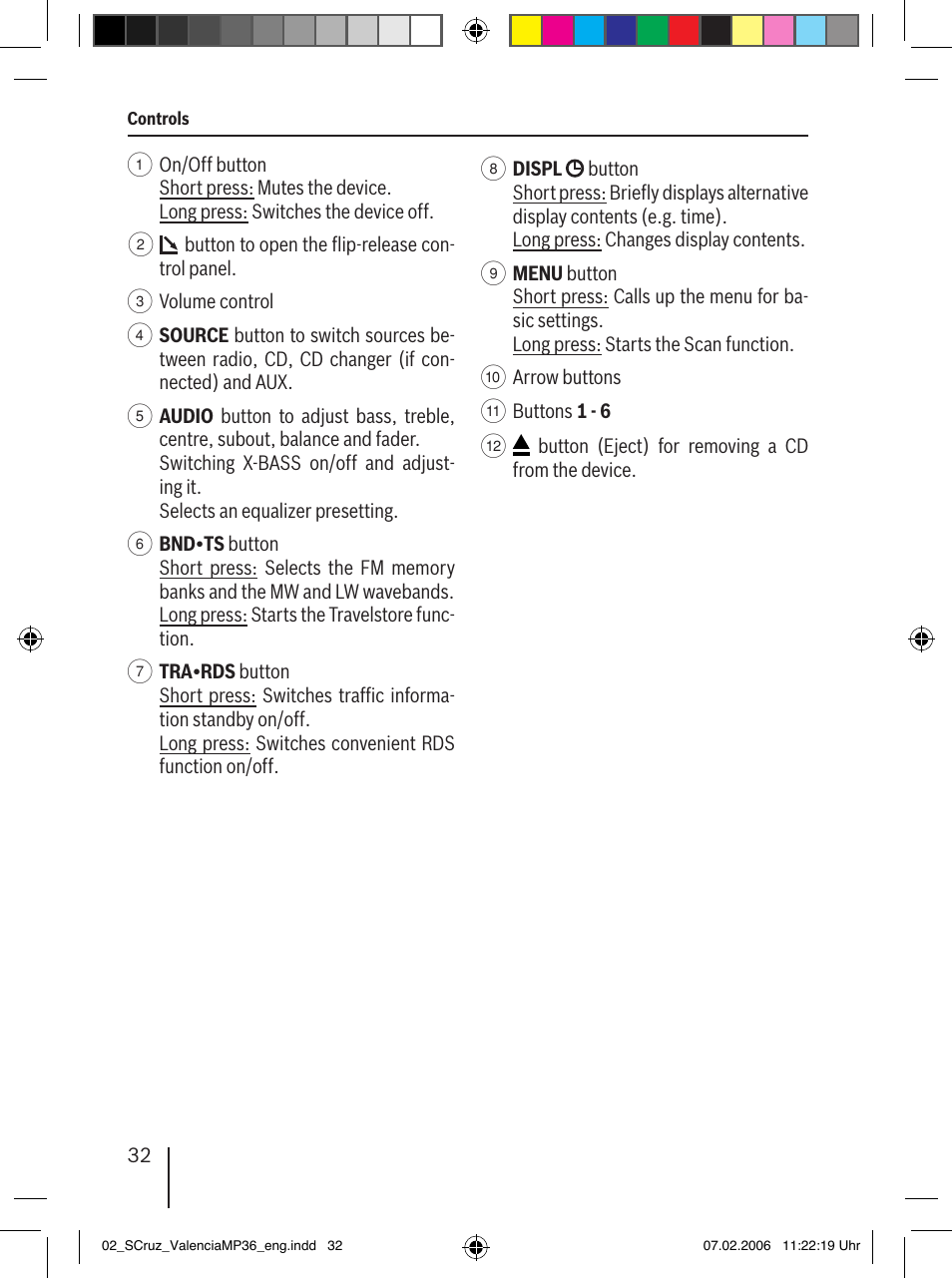 Blaupunkt SANTA CRUZ MP36 User Manual | Page 3 / 33