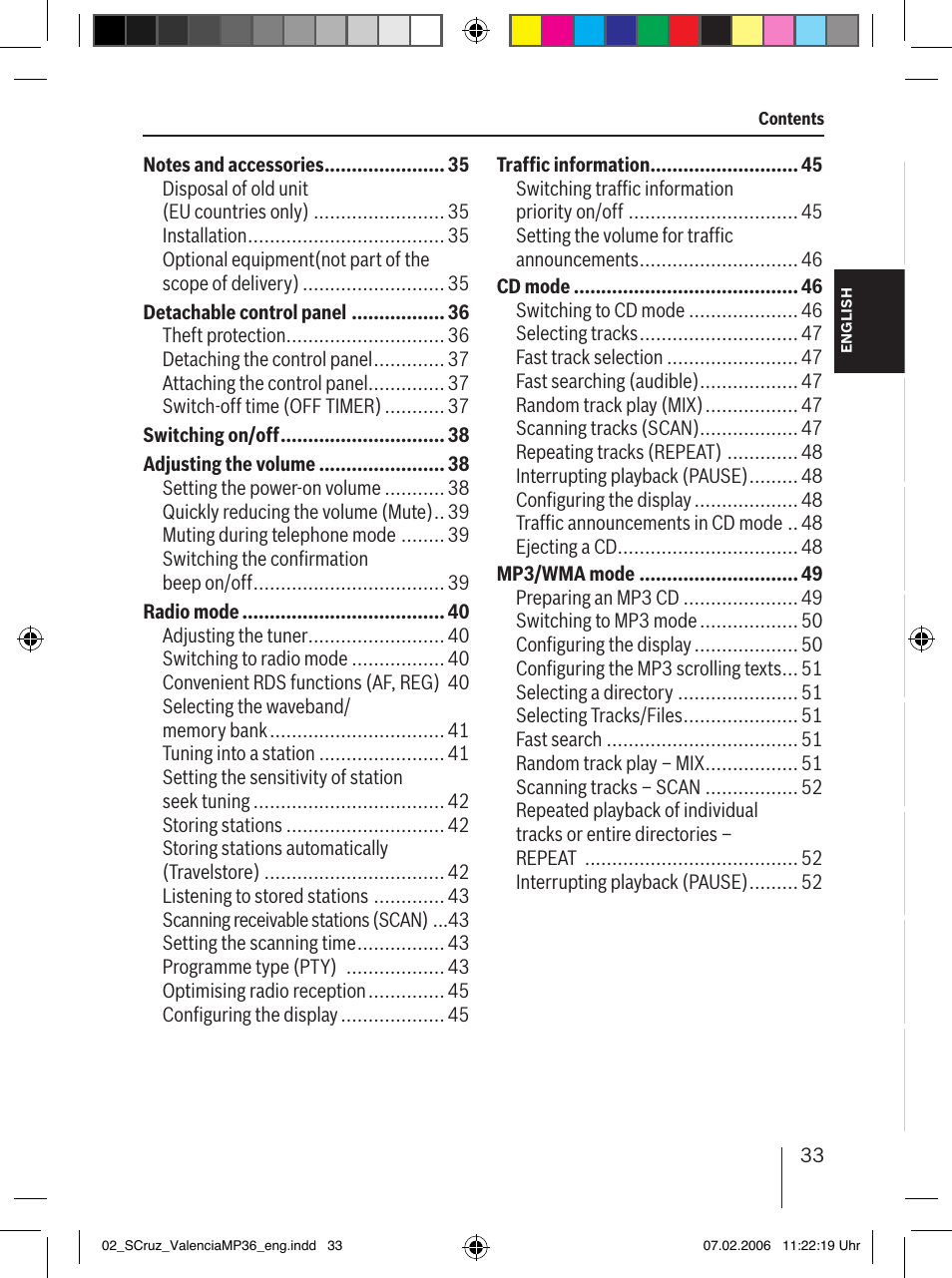 Blaupunkt SANTA CRUZ MP36 User Manual | Page 4 / 33