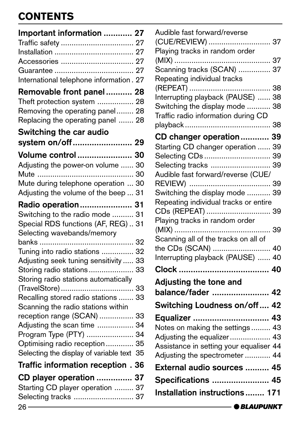 Blaupunkt DJ50 User Manual | Page 5 / 25