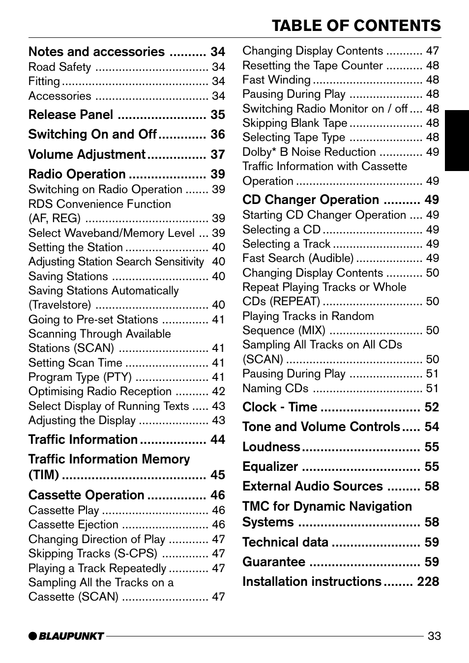 Blaupunkt Verona C51 User Manual | Page 4 / 30