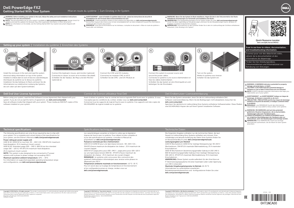 Dell Poweredge FC630 User Manual | 2 pages