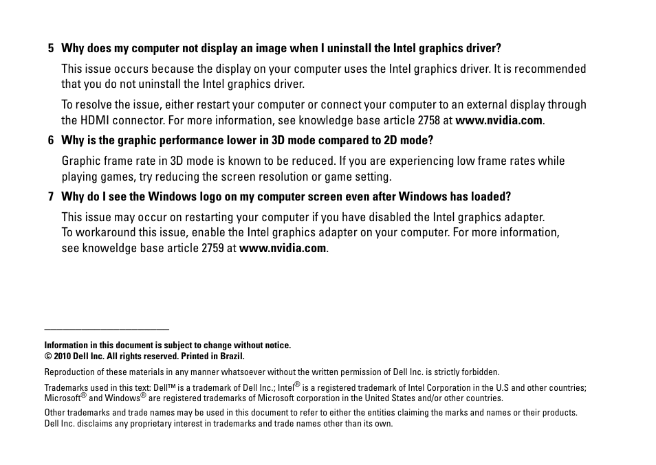 Dell XPS 17 (L702X, Early 2011) User Manual | Page 2 / 4