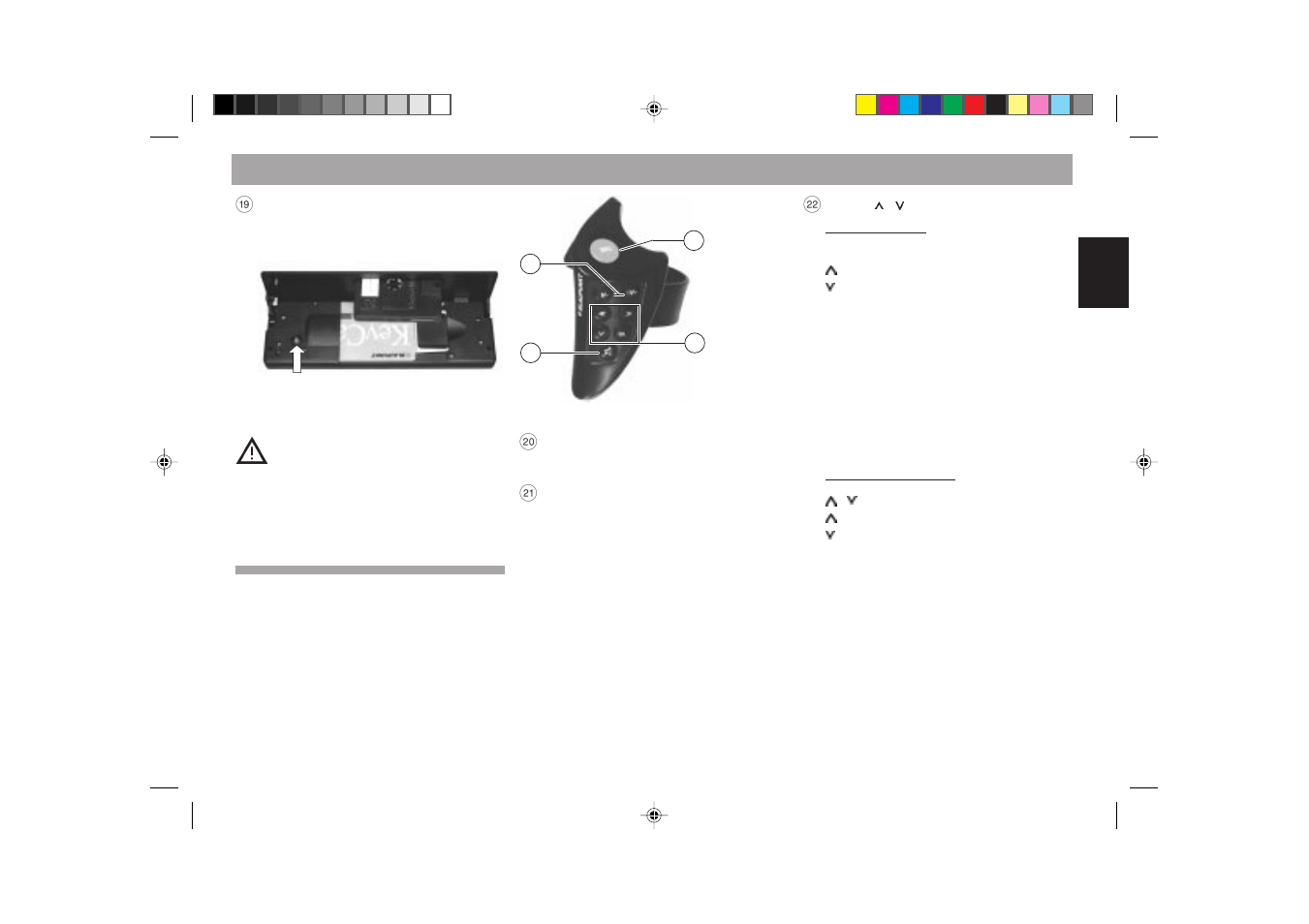 Rc 08 remote control unit (option) | Blaupunkt FRANKFURT RCM 169 User Manual | Page 14 / 52