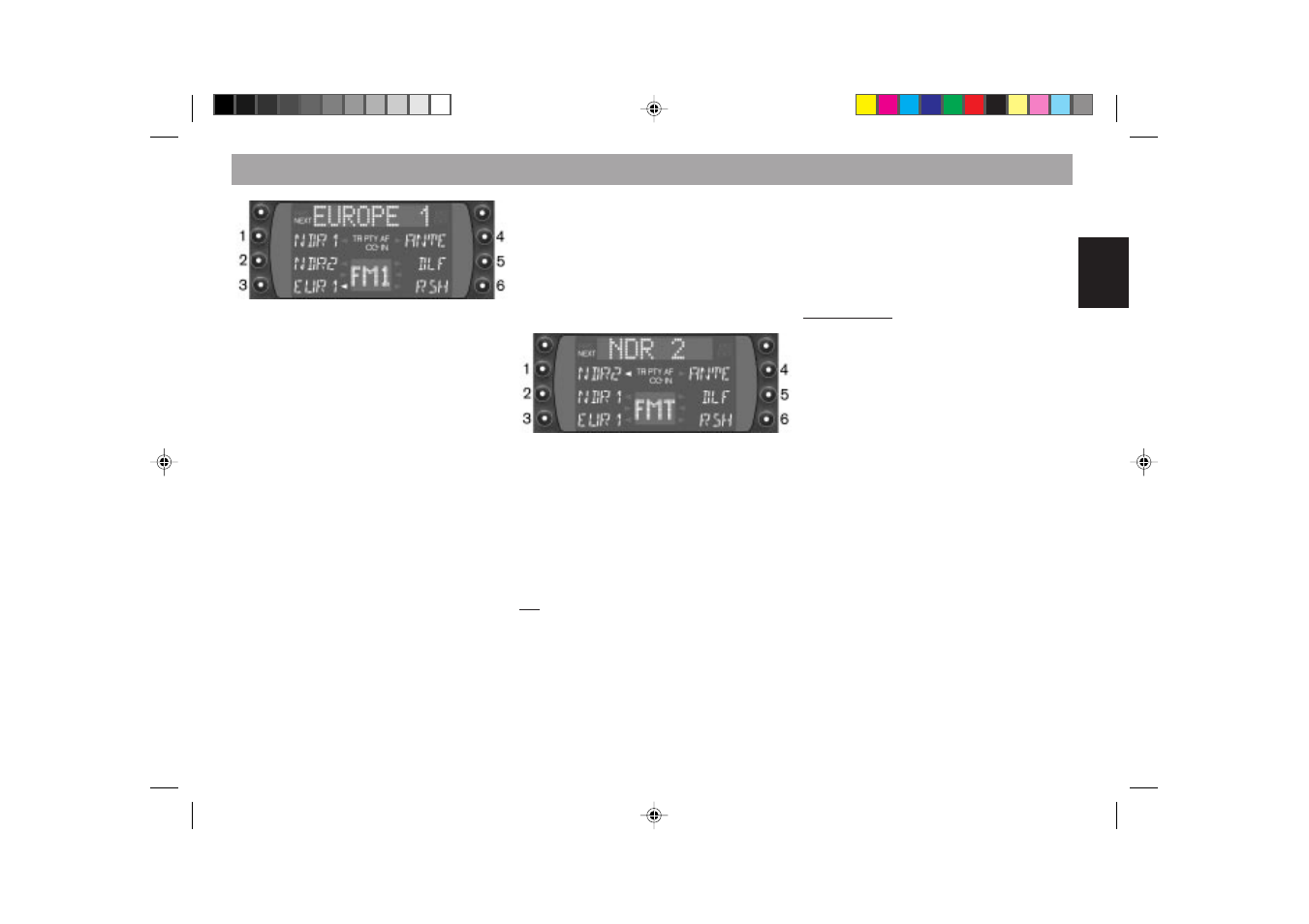 Radio operation with rds ( r adio d ata s ystem) | Blaupunkt FRANKFURT RCM 169 User Manual | Page 26 / 52