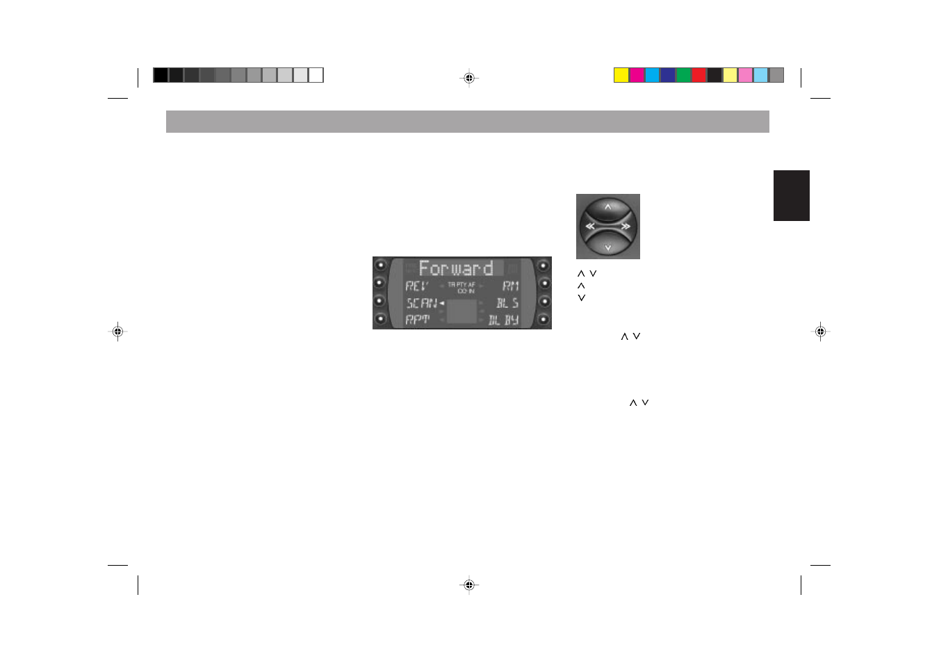 Tape operation | Blaupunkt FRANKFURT RCM 169 User Manual | Page 34 / 52