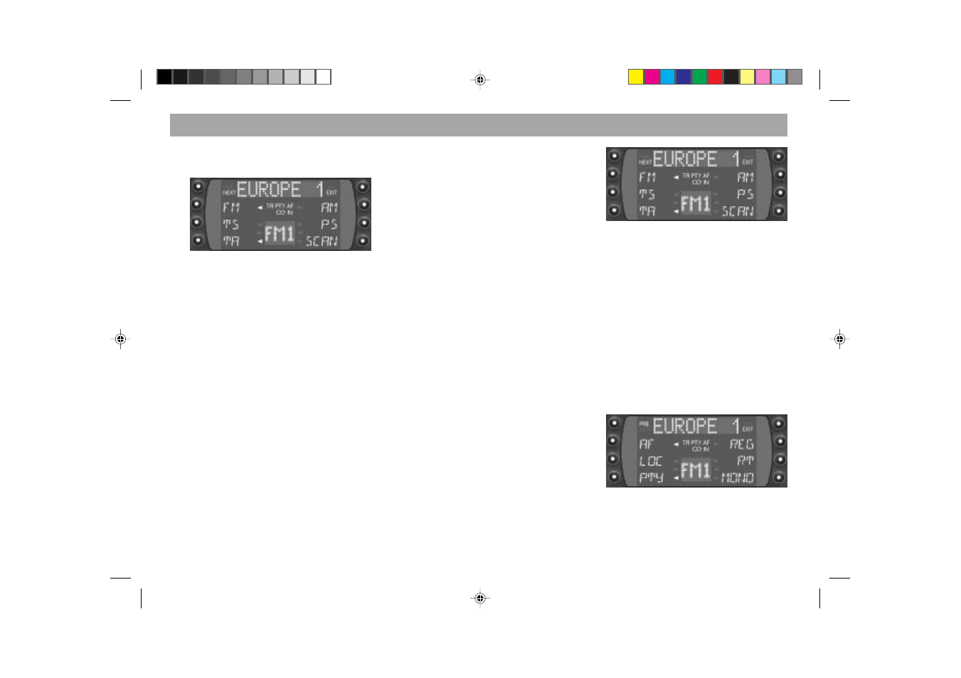 Quick reference | Blaupunkt FRANKFURT RCM 169 User Manual | Page 7 / 52