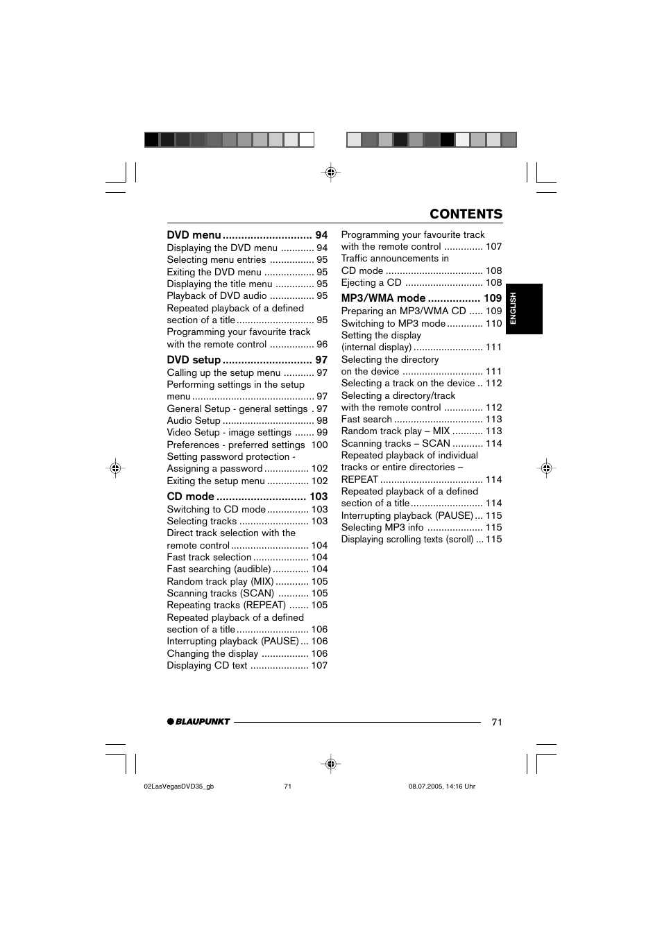 Blaupunkt LAS VEGAS 7 645 650 310 User Manual | Page 6 / 72