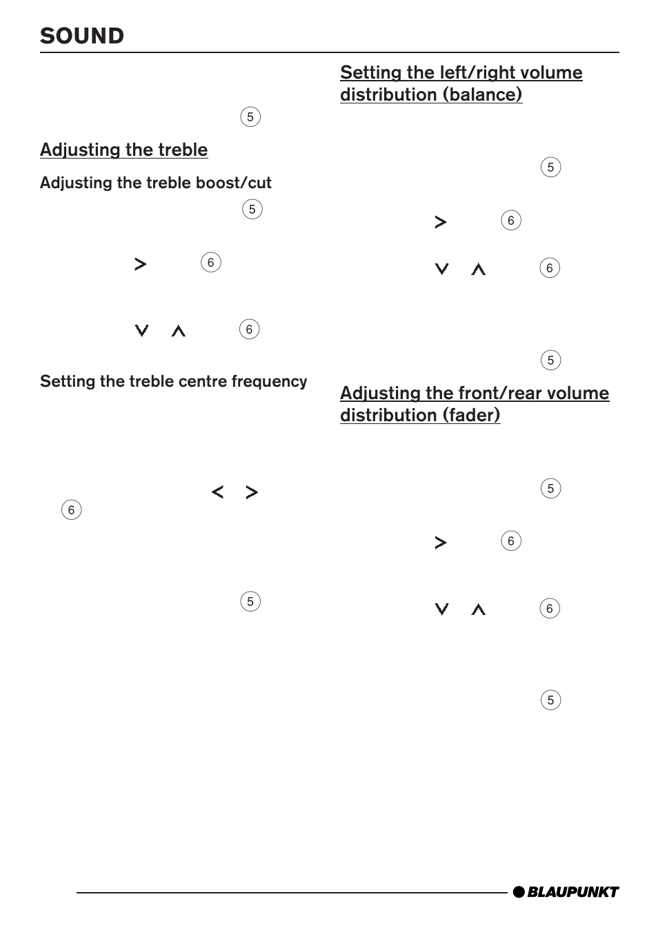 Sound | Blaupunkt BARCELONA MP35 User Manual | Page 29 / 41