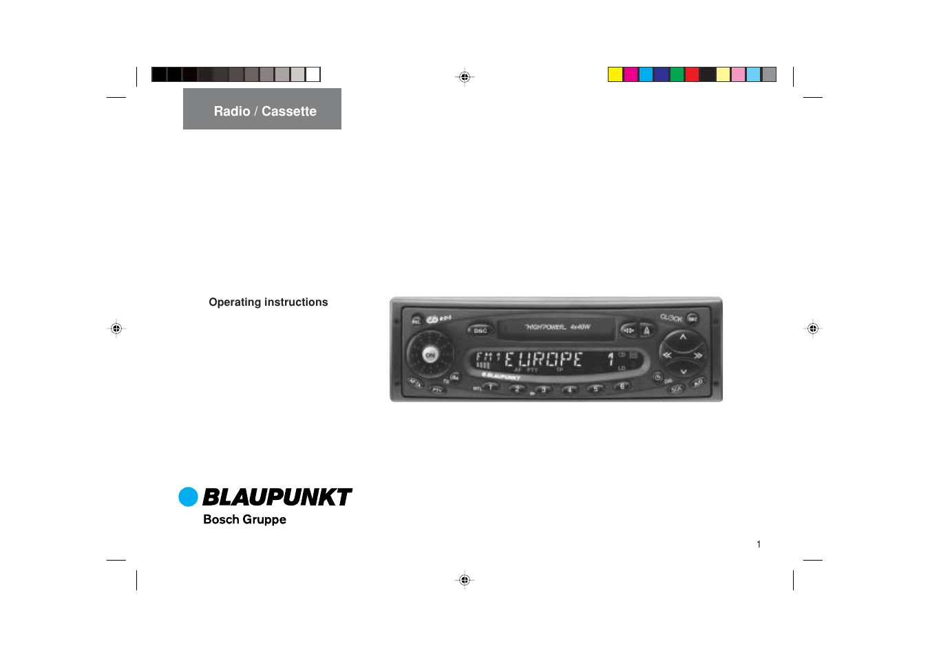 Blaupunkt COBURG RCR 168 User Manual | 21 pages