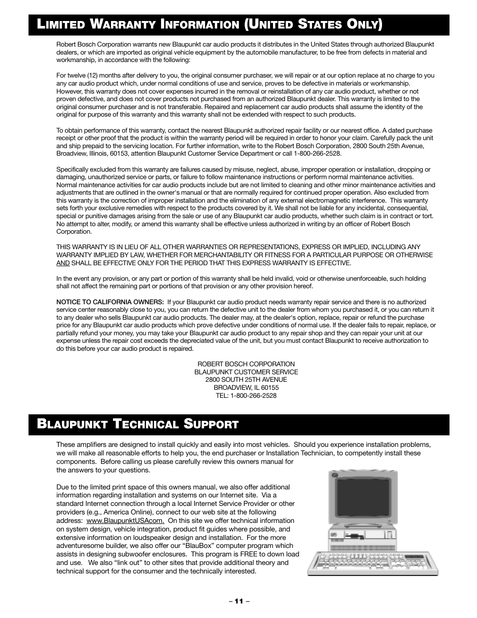 Blaupunkt PCA 450 User Manual | Page 13 / 44