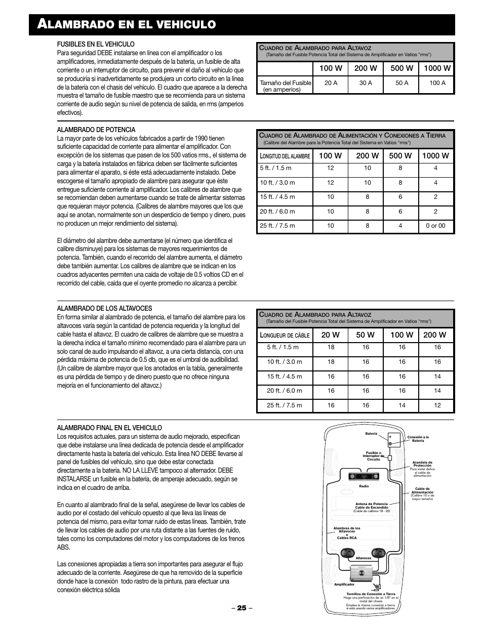 Lambrado en el vehiculo | Blaupunkt PCA 450 User Manual | Page 27 / 44