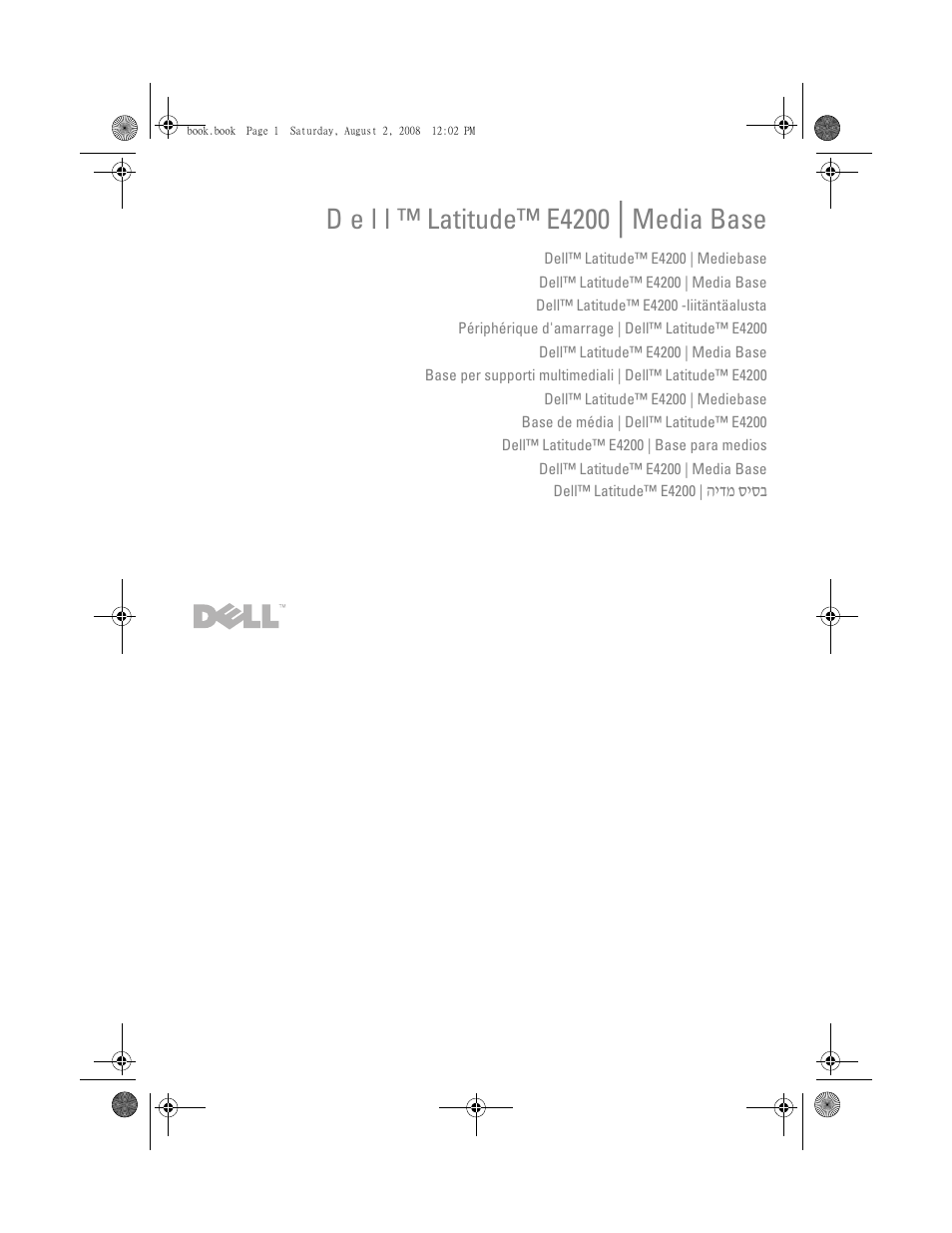 Dell Latitude E4200 (Late 2008) User Manual | 122 pages