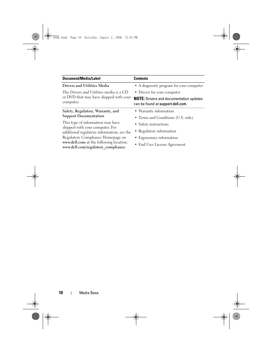 Dell Latitude E4200 (Late 2008) User Manual | Page 12 / 122