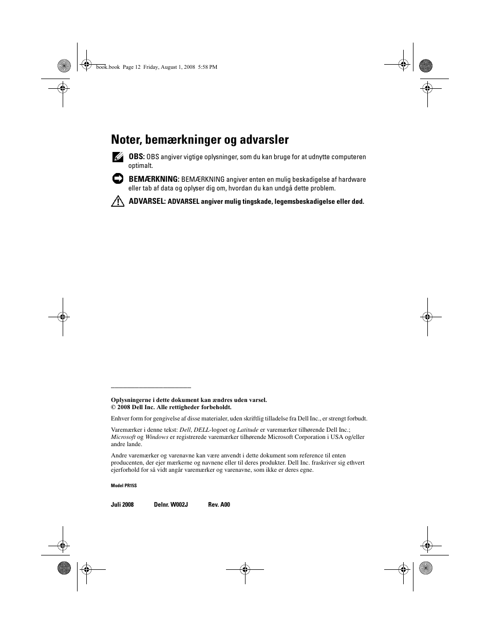 Dell Latitude E4200 (Late 2008) User Manual | Page 14 / 122