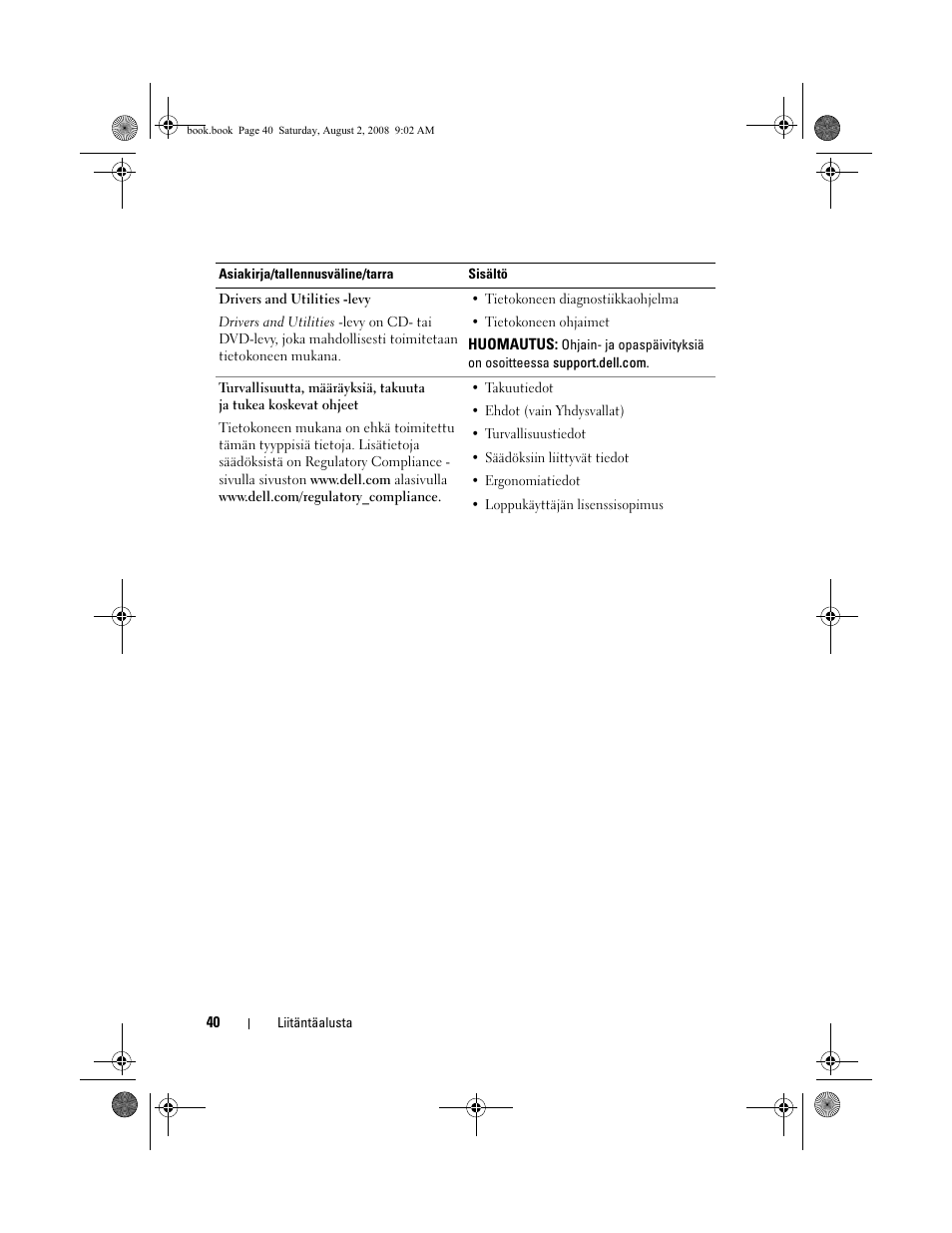 Dell Latitude E4200 (Late 2008) User Manual | Page 42 / 122