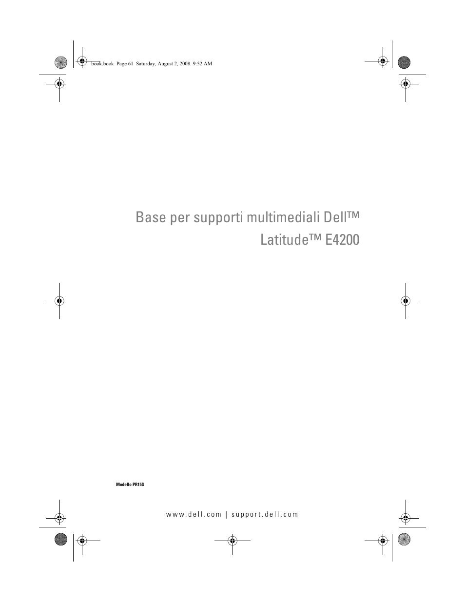 Dell Latitude E4200 (Late 2008) User Manual | Page 63 / 122