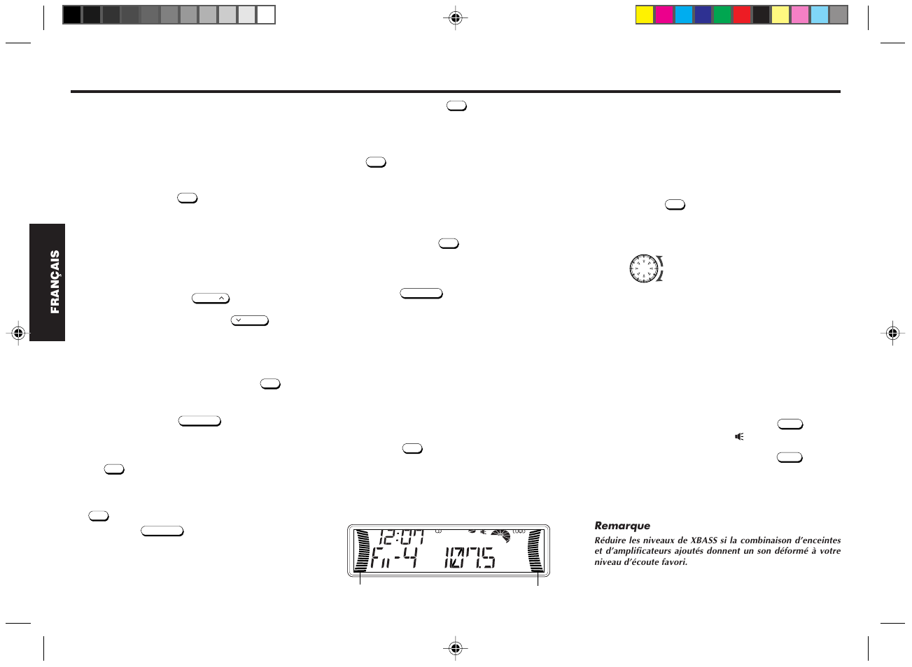 Mémorisation des noms de stations, Sélection de l’indicateur de niveau, Accentuation des graves | Blaupunkt DM2000 User Manual | Page 20 / 53