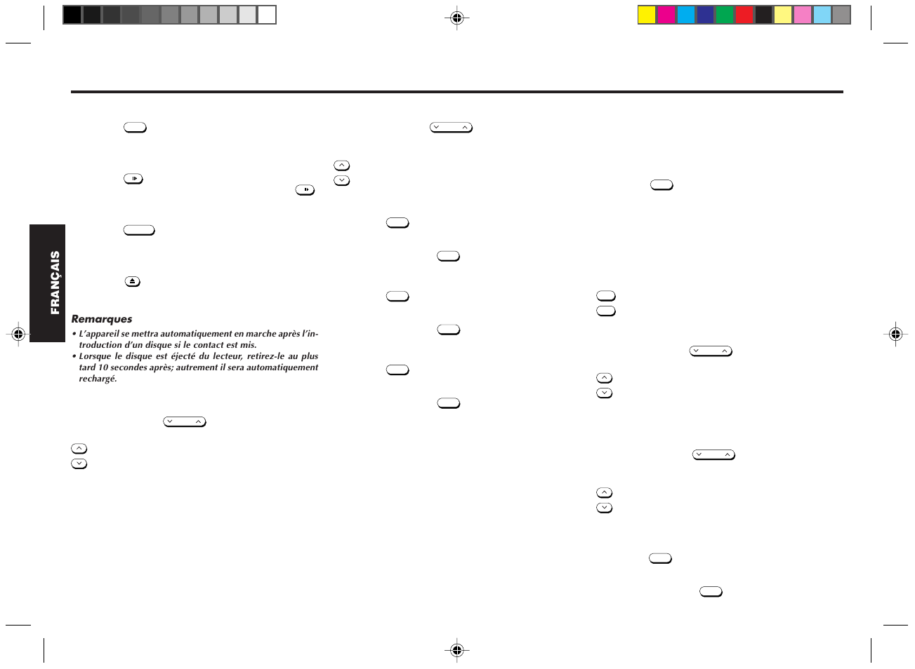 Commandes du changeur de cd, Utilisation du changeur de cd | Blaupunkt DM2000 User Manual | Page 22 / 53