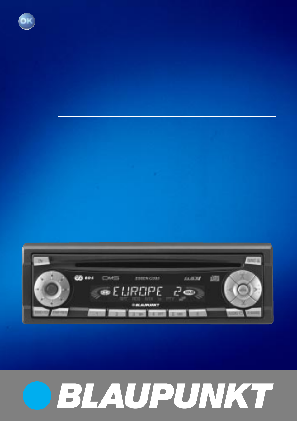 Blaupunkt CD33 User Manual | 25 pages