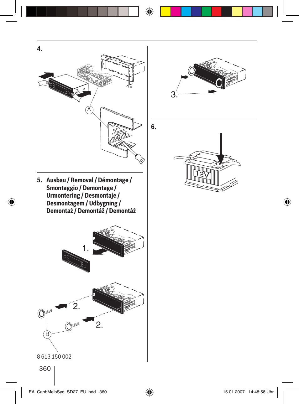 Blaupunkt CANBERRA 7 647 523 310 User Manual | Page 41 / 45