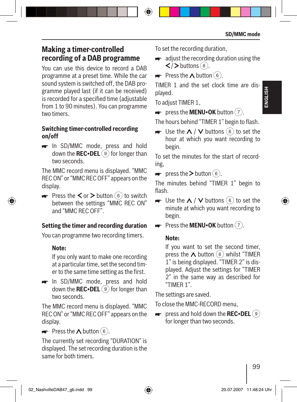 Blaupunkt NASHVILLE DAB47 User Manual | Page 43 / 59