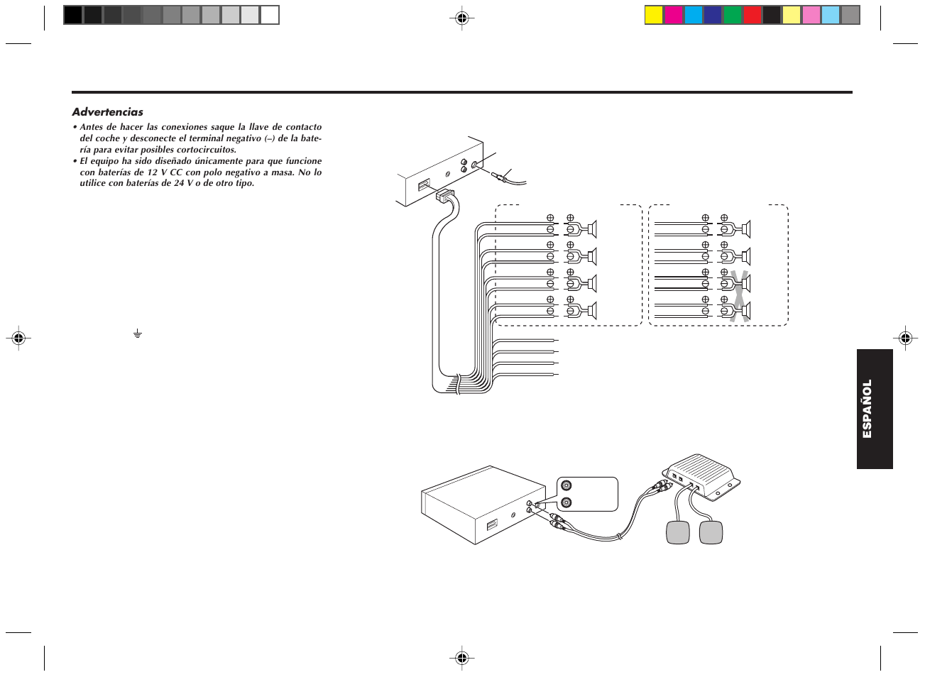 Conexiones, Procedimiento de conexión | Blaupunkt RPD 550 User Manual | Page 26 / 37