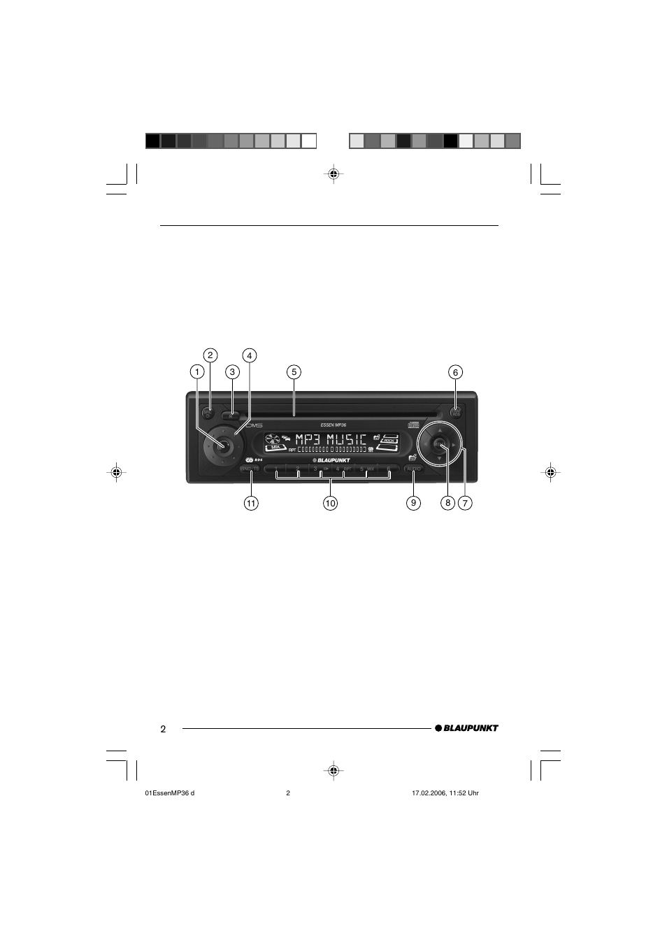 Blaupunkt ESSEN MP36 User Manual | Page 2 / 30