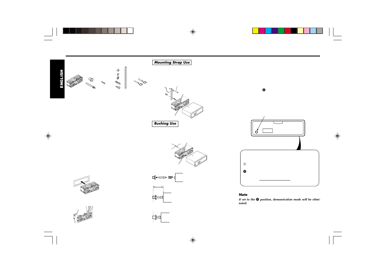 Reset, Mounting, Installations | Blaupunkt MP3000 User Manual | Page 17 / 25